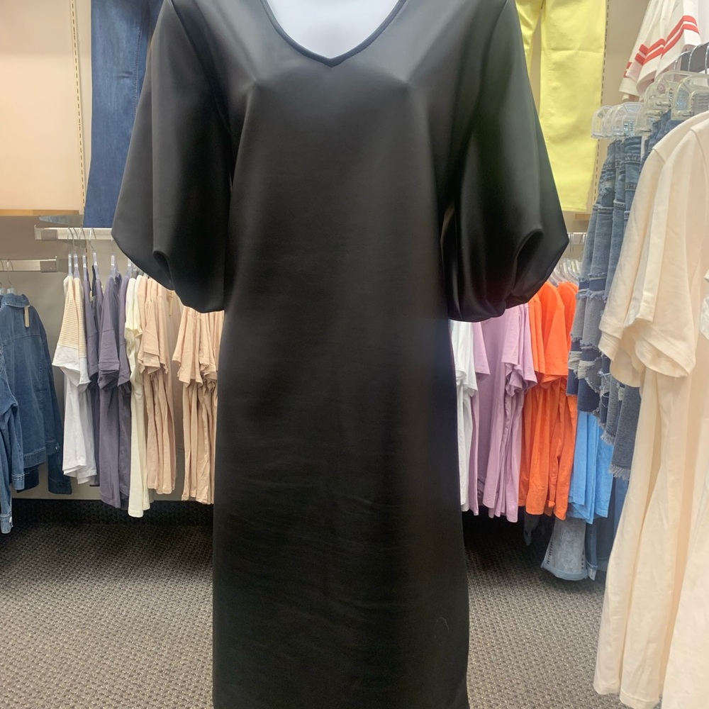 Black Leather Dress